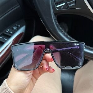 Quay Australia Black and Purple Sunglasses